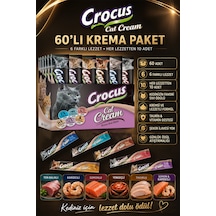 Crocus - 283 - Multıpack60 6 Çeşit Krema Kedi Ödülü - Cadde101 - 900gr 60x15gr