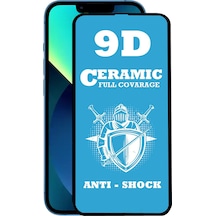 Apple Uyumlu   iPhone 13 ile Tam Kaplayan Seramik Esnek Ekran Koruyucu