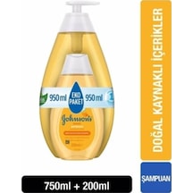 Johnson's Baby Bebek Şampuanı 750 ML + Bebek Şampuanı 200 ML