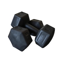 Dambıl Seti Fitness Vücut Geliştirme Aleti 5 Kg X 2 Adet 10 Kg Dumbell Ağırlık Seti - Siyah Siyah Tek Ebat Diğer
