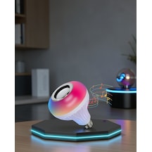 E27 Duy Tipi Led Ampul 12w Rgb Bluetooth Hoparlör Xuczlambahoparlörrr-3