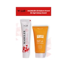 W-Lab Cosmetics Madeleb Krem + W-Lab Cosmetics Güneş Koruyucu Krem Set