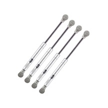 Cateksss Dolap Kapak Gazlı Amortisörü Pistonu Kapak Hidroligi 4 Adet Gri 27 Cm 100n - 16 Lı Paket