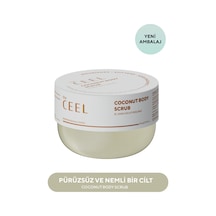 The Ceel Hindistan Cevizi Özlü Nemlendirici, Besleyici, Batık Giderici ve Arındırıcı Vücut Peelingi 275 gr