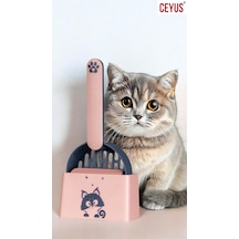 Kedi Kumu Temizleme Küreği Ve Platformu