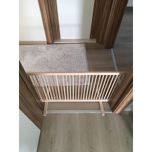 Sık Aralıklı Ahşap Köpek Çiti Yükseklik 50 Cm. Çok Renkli