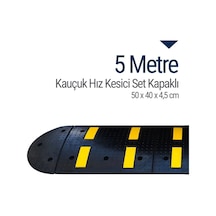 Kauçuk Hız Kesici Set Kapaklı. Yol Kasisi 5 M N11.183
