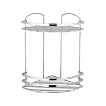 Teknotel Iki Katlı Banyo Duş Köşe Rafı Krom Lm008 Çok Renkli