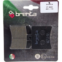 Brenta 431-113 2003-2009 Aprilia Scarabeo 500 Uyumlu Arka Fren Balatası Organik Balata