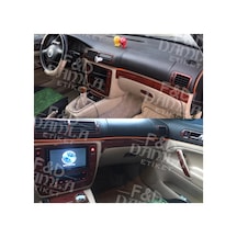 Volkswagen Passat B5 B5,5 Uyumlu Full Set Maun Kaplama Maun Renk Ön Torpido Kaplama