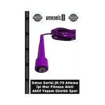 Delux Serisi Jr-70 Atlama İpi Mor Fitness Aleti Aktif Yaşam Günlük Spor