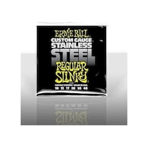 Ernie Ball P02246 Stainless Steel Regular Slinky 10-46 Elektro G