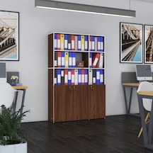Kenzlife Klasör Dolabı Kilitli Alpdem Cvz 175 120 30 Klasörlük Kitaplık Ofis Arkalıksız Çok Renkli