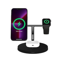 Belkin Bc Pro Magsafe 3in1 Kablosuz Şarj Standı Wız017vfbk