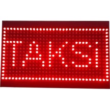 Taksi Led Tabela Dolu/boş Kasa Ölçüsü 16x32 Cm