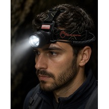Hubrendy Tekno 30w Led Kafa Feneri Sensörlü Type C Şarjlı AÇIK GRİ KAHVE KARIŞIMI