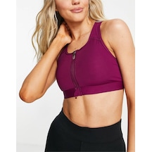 Nike Kadın Drı-fıt Swoosh Spor Büstiyer Dd1205 610 Mor