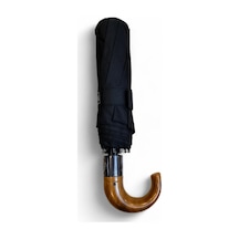Baginn 10 Telli Full Otomatik Baston Saplı Şemsiye 95 Cm Çap 33 Cm Kapalı Boyut Çanta Boy Çelik Telli Siyah