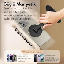 Uyumlu Metal Ayarlanabilir 360 Döner Masaüstü Telefon Tutucu Telefon Standı Kaymaz Acı Kahverengi