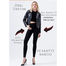 Lavajeans Simsiyah E.x.t.r.a Black Skinny Jeans Kot Solmaz Toparlayıcı Okul Pantolonu Simsiyah Siyah