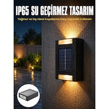 Yeni Model Solar Çift Taraflı Duvar Lambası Dekoratif Duvar Lambası Yeni Nesil Taba