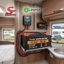 Spower 12v 315ah 12.8v Lityum Lifepo4 Bluetooth Akü