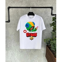 Assema Unisex Baskılı Kısa Kol Çocuk T-shirt - Beyaz Çok Renkli