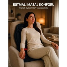 Sırt Bel Boyun Ve Kalça Destekli Isıtmalı Koltuğu Minderi