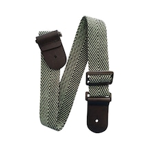 Raymond Joes Rj100p-mnt Gitar Askısı Dayanıklı Pamuklu Deri Başlıklı Mint Chevron