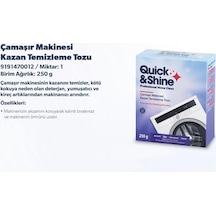 Quick&Shine Arçelik Beko Uyumlu Çamaşir Makinesi Kazan Temizleme Tozu - 344916736