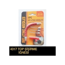 Bisiklet ve Top Şişirme Iğne Seti Açık Kahverengi
