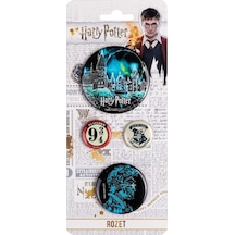 Bakgelal Harry Potter Lisanslı Rozetleri, Hogwarts Temalı Koleksiyonluk Metal Rozet, Harry Potter Hayranları İçin 9 Üç Çeyrek Koleksiyonu - Bgahpozet009 Çok Renkli