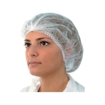 2000 Adet Tela Akordeon Bone 42 Cm Ekonomik Tek Lastikli Saç Bonesi