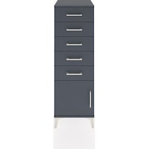 Hyperion Dolap 5 Çekmeceli Tek Kapaklı 44x44x134 Antrasit-ant... Antrasit