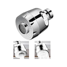 Xspring Mutfak Bataryası Başlığının Değiştirilmesi, 2 Fonksiyon Modu Krom Mutfak Bataryası İçin Sprey Başlığını Çekin, Mutfak Ve Banyo Lavabosu İçin 360 Dönebilen Musluk Bataryası Ek Spreyi