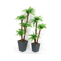 Yapay Çiçek Deposu Yapay Eko Fujer Ağacı 2li Set 130 Cm Ve 155 Cm
