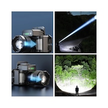 Watton Wt-625 Sensörlü Cree Tg Led Şarjlı Kafa Lambası Siyah