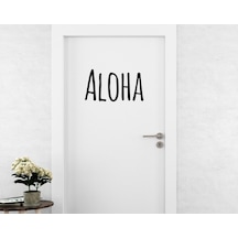 Bk Home Aloha Tasarımlı Kapı Sticker-1
