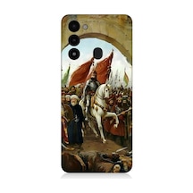 Tecno Spark 8c Uyumlu Fatih Sultan Mehmet İstanbul Desenli Silikon Kılıf