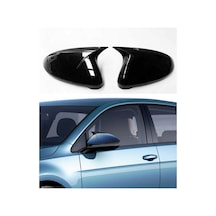 Vw Golf 7 - 7.5 Yarasa Ayna Kapağı - Piyano Black