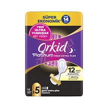 4 Adet Orkid Ultra Platinum 4'lü Gece Ekstra Plus 14'lü