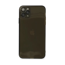 Apple Uyumlu iPhone 11 Pro Uyumlu Kılıf Fly Lens Silikon - Siyah