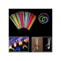 Parti Aksesuarı-glow Stick Fosforlu Neon Çubuk 15 Adet-3619 Diğer