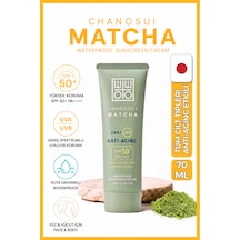 Yaşlanma Karşıtı Japon Matcha Özlü Yüz ve Vücut Güneş Kremi SPF50+ 70 ML