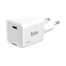 Bix BX1P20G GaN 20W Led Göstergeli Hızlı Şarj Cihazı Beyaz