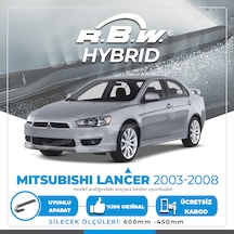 Rbw Hybrid Mitsubishi Lancer 2003-2008 Ön Silecek Takımı - Hibrit