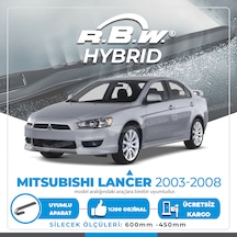 Mitsubishi Lancer Ön Silecek Takımı (2003-2008) RBW Hibrit