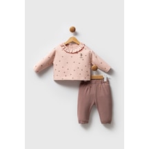 U.S. Polo Assn. Kız Bebek Pembe Takım Usb2759-c-v1 Pembe