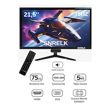 Snrelk 21,5" Sesli Dahili Hoparlör 12v Kumandalı Geniş Ekran 75