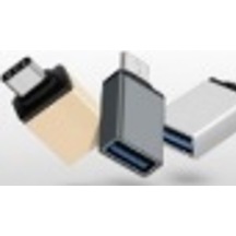 Büro Ev Ofis Cihazları İçin Typec To Usb3.2 Oyg Siyah Metal Dönüştürücü Adaptör
